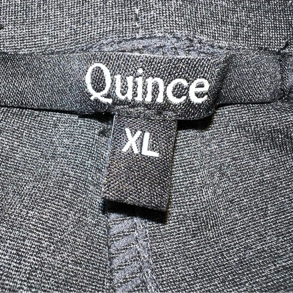Quince Charcoal Pants size XL petite - Picture 4 of 8